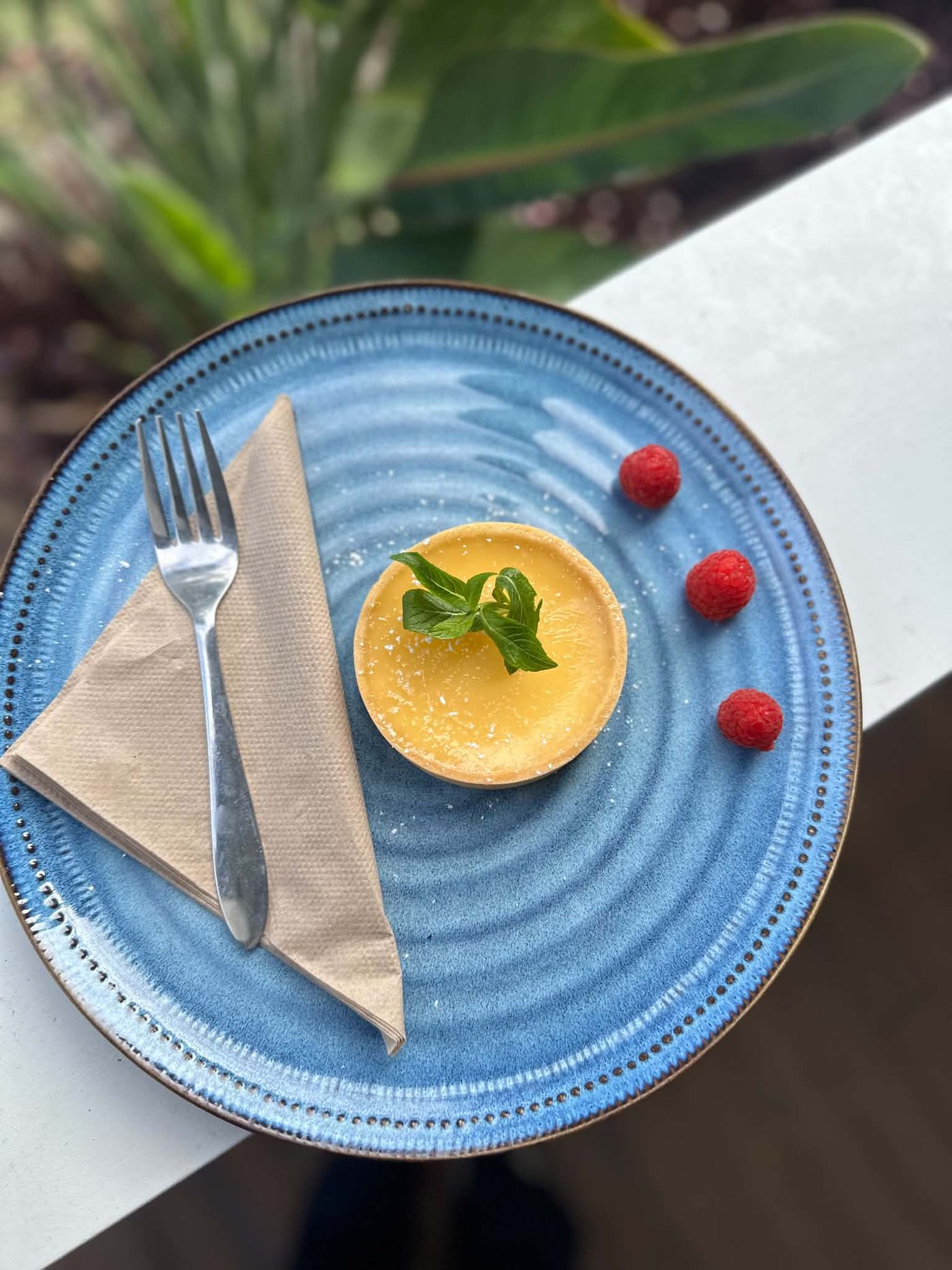 Lemon tart from the cabinet